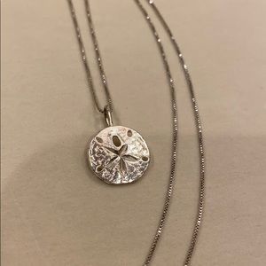 Sand Dollar Silver necklace